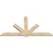 Ekena Millwork Kennewick Rough Sawn Timber Gable Bracket, Douglas Fir, 84"W x 45"H x 2"D x 6"F, 13/12 Pitch GBW084X45X0206KEN00RDF - alternate 3